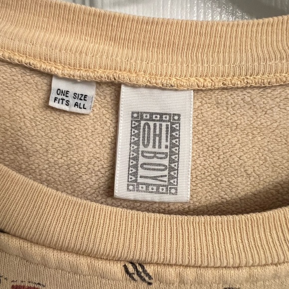 Vintage 80’s Western Cowboy Print Women’s Oversized XL Sweatshirt by OH! BOY! - Picture 5 of 8